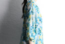 "STACY ADAMS "abstract sheer shirt