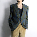 “Hart Schaffner & Marx” multi color stripe tailored jacket