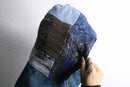 ''Re:make''knit docking military jacket