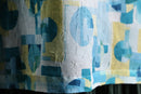 "STACY ADAMS "abstract sheer shirt