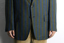 “Hart Schaffner & Marx” multi color stripe tailored jacket
