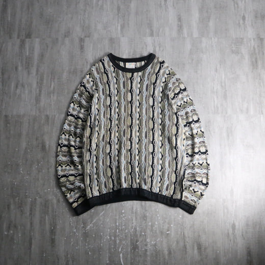 1990s COOGI cotton 3D knit pull