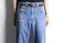 70~80s “Levi’s” fade indigo semi flare denim pants