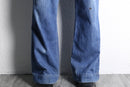 70~80s “Levi’s” fade indigo semi flare denim pants