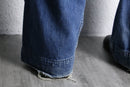 70~80s “Levi’s” fade indigo semi flare denim pants