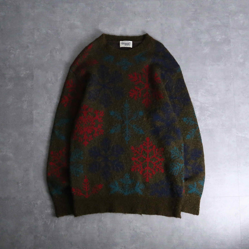 1990s MISSONI SPORT snowflake knit