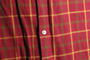 “POLO JEANS” open collar check shirt