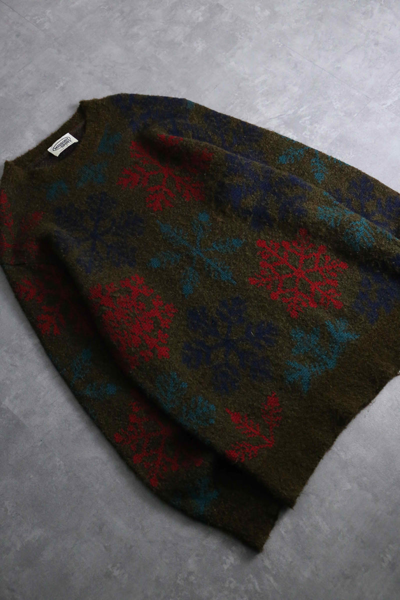 1990s MISSONI SPORT snowflake knit