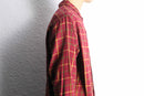 “POLO JEANS” open collar check shirt