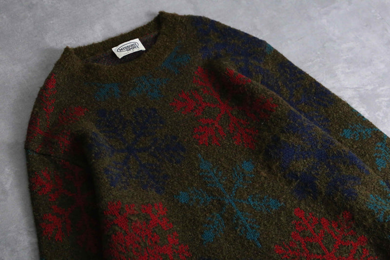 1990s MISSONI SPORT snowflake knit