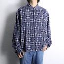 patchwork check oversized BD shirt