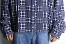 patchwork check oversized BD shirt