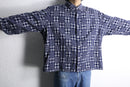 patchwork check oversized BD shirt