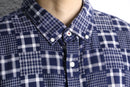 patchwork check oversized BD shirt