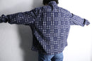patchwork check oversized BD shirt