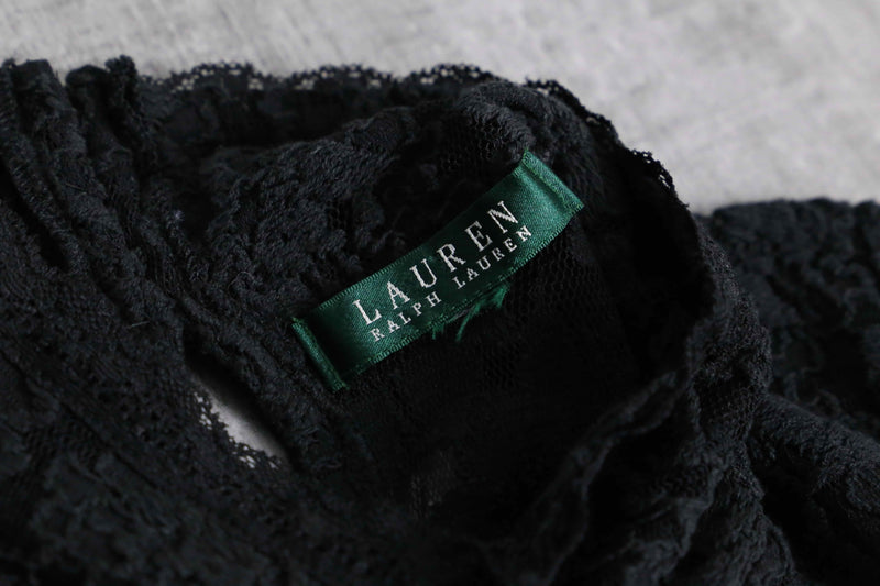 Lauren RL mock neck lace top