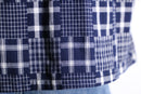 patchwork check oversized BD shirt