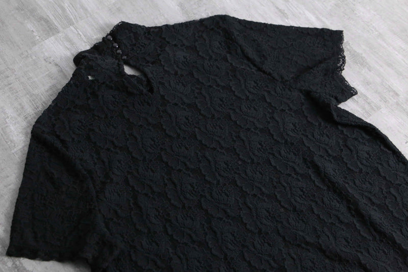 Lauren RL mock neck lace top
