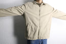 oversized beige harrington jacket