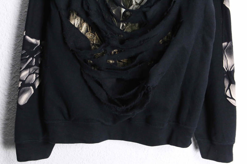 "Re:make" bolo skull hoodie