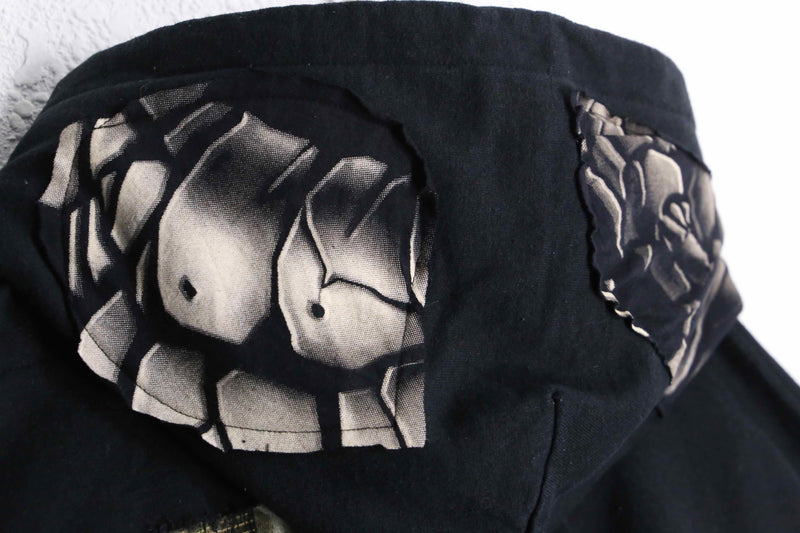 "Re:make" bolo skull hoodie