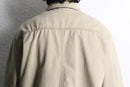 oversized beige harrington jacket