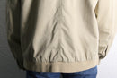 oversized beige harrington jacket
