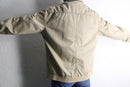 oversized beige harrington jacket
