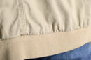 oversized beige harrington jacket