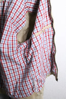 oversized beige harrington jacket
