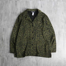 “SAG HARBOR” botanical arabesque pattern shirt jacket