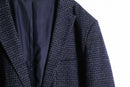 dark navy single breasted tailored jacket