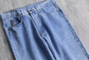 “ARMANI JEANS” loose silhouette denim pants