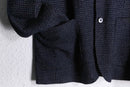 dark navy single breasted tailored jacket