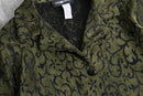 “SAG HARBOR” botanical arabesque pattern shirt jacket