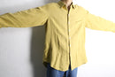 "chico's" mustard linen relaxed shirt