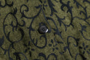“SAG HARBOR” botanical arabesque pattern shirt jacket