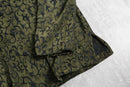 “SAG HARBOR” botanical arabesque pattern shirt jacket