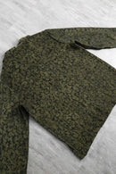 “SAG HARBOR” botanical arabesque pattern shirt jacket