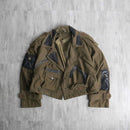 ''Re:make''leather docking short jacket