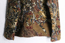 ”CHICO’S” brown base total pattern patchwork gobelin jacket