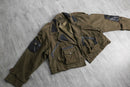 ''Re:make''leather docking short jacket