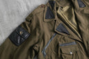 ''Re:make''leather docking short jacket