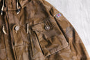 Camouflage military hooded jaket