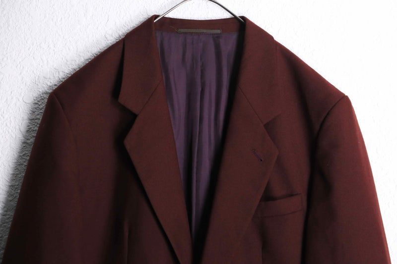 deep bordeaux tailored jacket