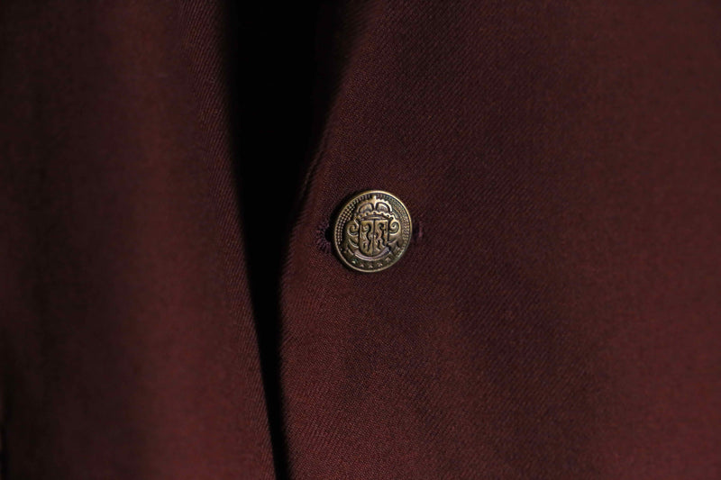 deep bordeaux tailored jacket