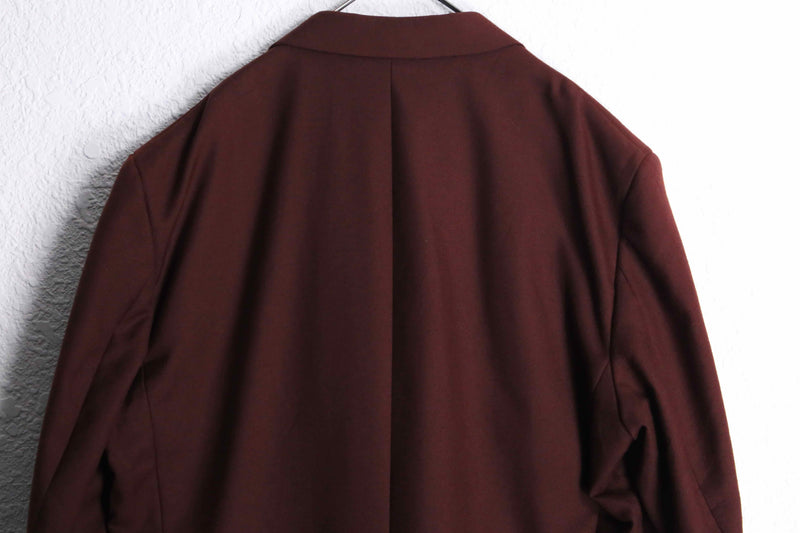 deep bordeaux tailored jacket