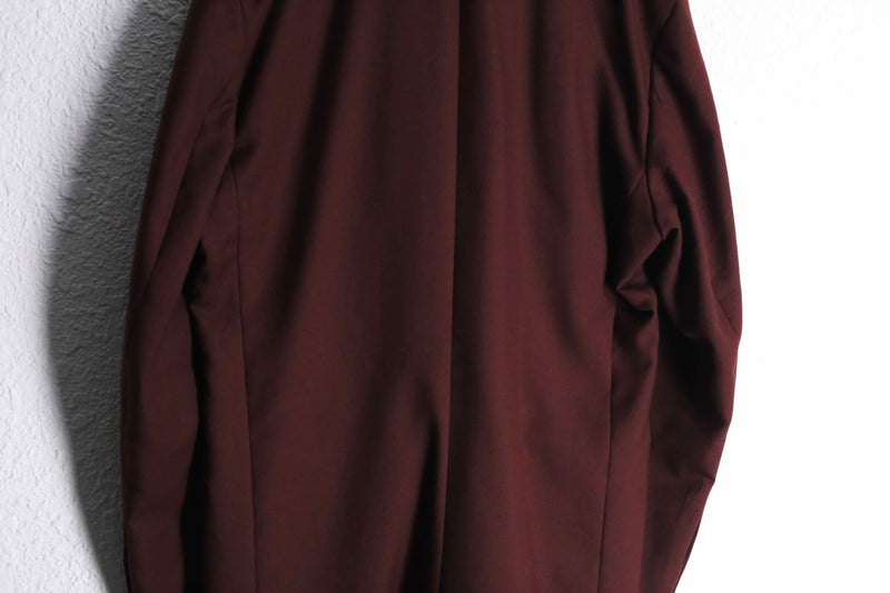 deep bordeaux tailored jacket
