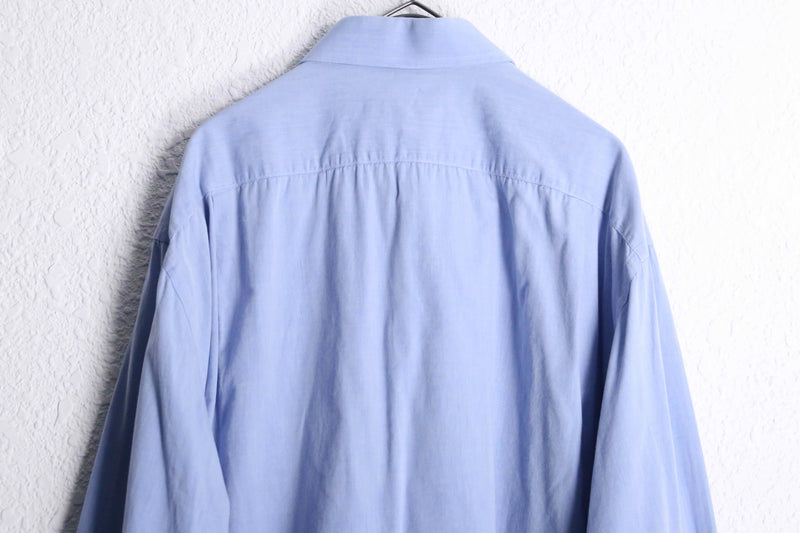 ''Christian Dior'' light blue cotton dress shirt