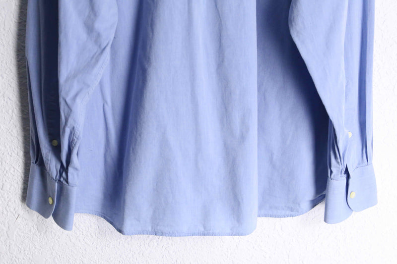 ''Christian Dior'' light blue cotton dress shirt